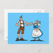 Carte postale BEER FESTIVAL Couple Love (Devant / Derrière)