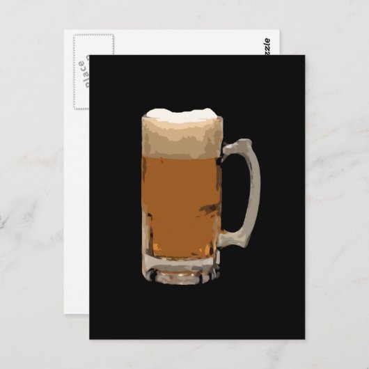 Carte Postale Beer Mug (Devant / Derrière)