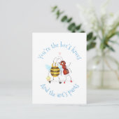Carte postale Bee's knees et ant's pants (Debout devant)