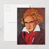 Carte Postale Beethoven (Devant / Derrière)