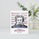 Carte postale Beethoven (Debout devant)