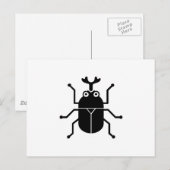 Carte Postale Beetle (Devant / Derrière)