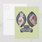 Carte Postale Beetlejus | Maitlands "Ne jamais faire confiance a (Devant / Derrière)