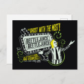 Carte Postale Beetlejus | Marquee "Ghost With The Most" (Devant / Derrière)