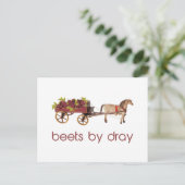 Carte Postale Beets by Horse Drawn Dray (Debout devant)