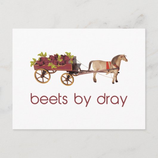 Carte Postale Beets by Horse Drawn Dray (Devant)