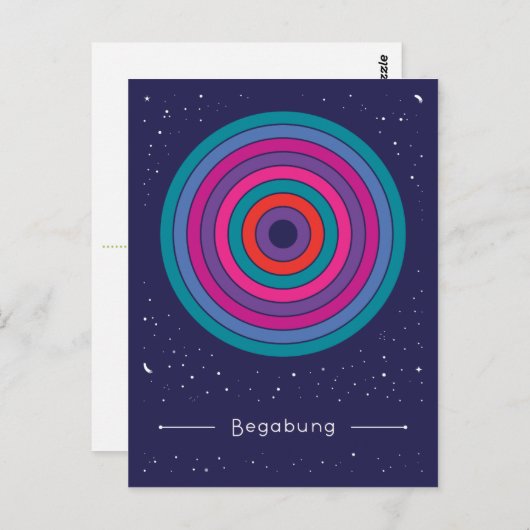 Carte Postale Begabung (Devant / Derrière)