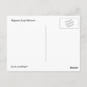 Carte Postale Begonia Leaf Abstrait (Dos)