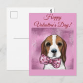 CARTE POSTALE BÉGUEULE DE LA SAINT-VALENTIN (Devant / Derrière)