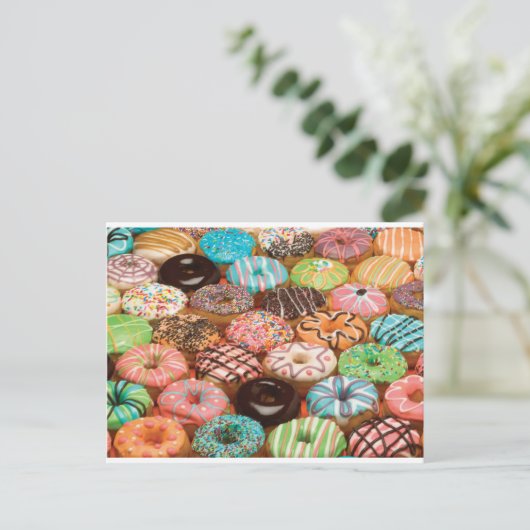 Carte Postale beignets (Debout devant)