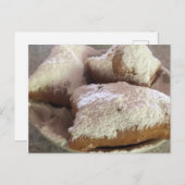 Carte Postale Beignets (Nouvelle-Orléans, LA) (Devant / Derrière)