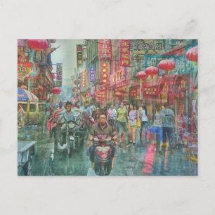 Carte Postale Beijing Alley China Art