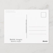 Carte Postale Belchite, Aragon (Espagne) (Dos)
