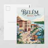 Carte Postale Belém, Brésil (Devant / Derrière)