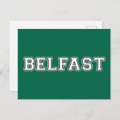 Carte Postale Belfast (Devant / Derrière)