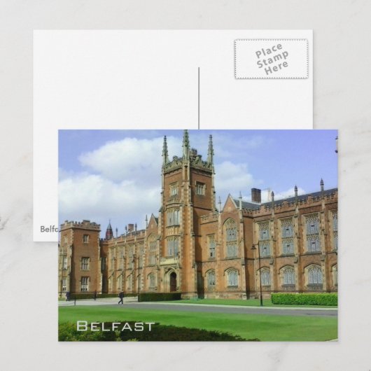 Carte Postale Belfast (Devant / Derrière)