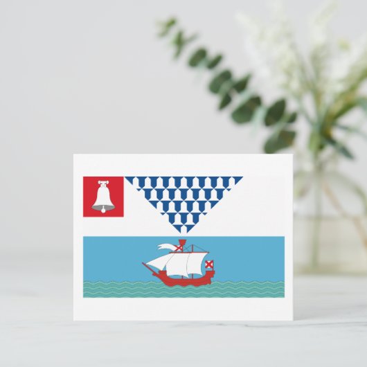 Carte postale Belfast Flag (Debout devant)