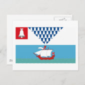 Carte postale Belfast Flag (Devant / Derrière)