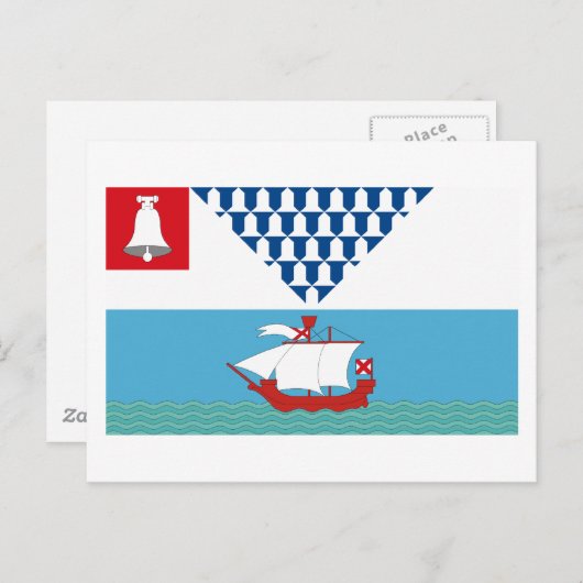 Carte postale Belfast Flag (Devant / Derrière)