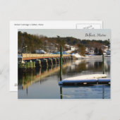 Carte Postale Belfast Footbridge - Hiver 2015 (Devant / Derrière)