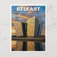 Belfast Irlande du Nord Coucher du soleil