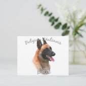 Carte Postale Belge Malinois Papa 2 (Debout devant)