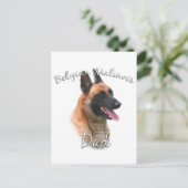 Carte Postale Belge Malinois Papa 2 (Debout devant)