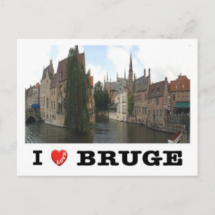 Carte Postale Belgique - Bruges - J'aime -