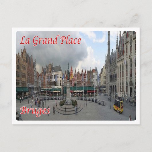 Carte Postale Belgique - Bruges - La Grand-Place - (Devant)