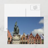 Carte Postale Belgique, Brugge (Brug ou Bruge). UNESCO (Devant / Derrière)