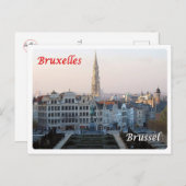 Carte Postale Belgique - Bruxelles (Devant / Derrière)