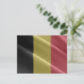 Carte Postale Belgique - Drapeau - (Debout devant)