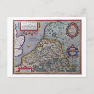 Carte Postale Belgique et Pays-Bas