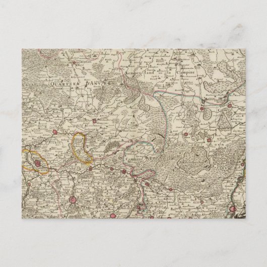 Carte Postale Belgique et Pays-Bas (Devant)