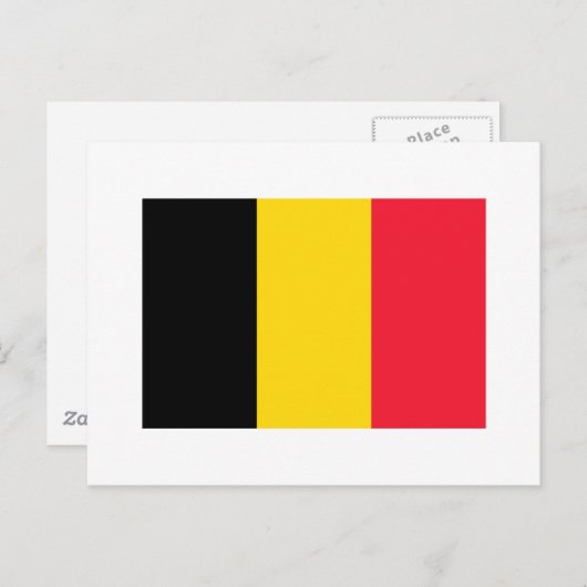 Carte Postale Belgique FLAG International (Devant / Derrière)