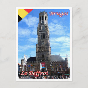 Carte Postale Belgium - Bruges - Le Beffroi -