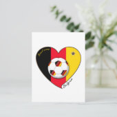 Carte Postale « BELGIUM » Soccer 2014. Football de la Belgique (Debout devant)