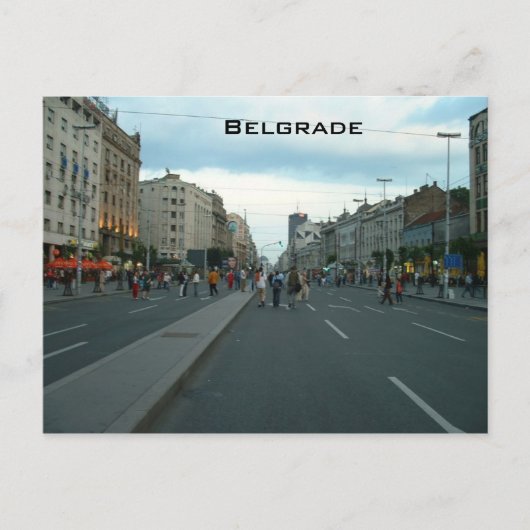 Carte Postale Belgrade (Devant)