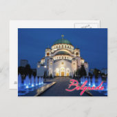 Carte Postale Belgrade (Devant / Derrière)