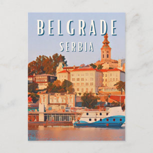 Carte Postale Belgrade, carrefour culturel des Balkans