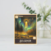 Carte Postale Belgrade, Montana | VINTAGE (Debout devant)