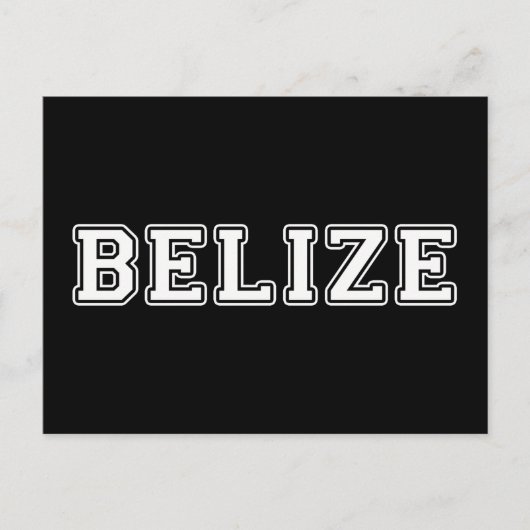 Carte Postale Belize (Devant)