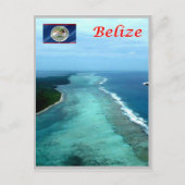 Carte Postale Belize - Barrière de corail - (Devant)