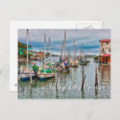 Carte postale Belize City Harbour et Marina (Devant / Derrière)