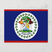 Carte Postale Belize - Drapeau - (Devant)