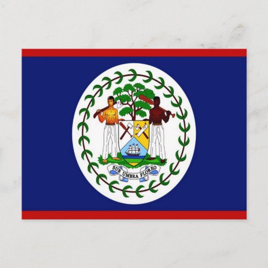 Carte Postale Belize - Drapeau - (Devant)