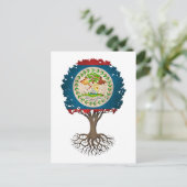 Carte Postale Bélize Drapeau de vie personnalisable (Debout devant)