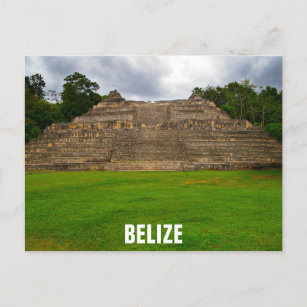 Carte Postale Belize Maya Ruines Caracol Voyage Photo