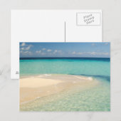 Carte Postale Belize, mer des Caraïbes. Goff Caye, Une Petite Îl (Devant / Derrière)