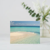 Carte Postale Belize, mer des Caraïbes. Goff Caye, Une Petite Îl (Debout devant)